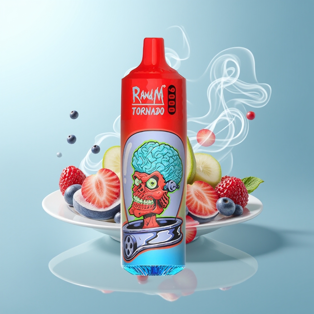 RandM Tornado 9000 - Mixed Berries: Ein ausgewogenes Dampferlebnis f&uuml;r anspruchsvolle E-Zigaretten-Nutzer
