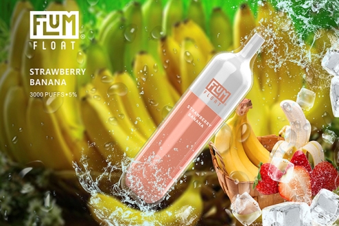FLUM FLOAT 3000 Puffs Vape &ndash; Erdbeer Banane: Dein Neuer Begleiter f&uuml;r Unterwegs